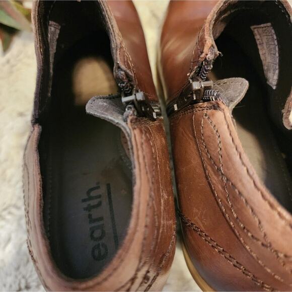 EARTH ORIGINS NWOT OMBRE BROWN ANKLE BOOTS SIZE 8.5 1206 - Picture 5 of 7